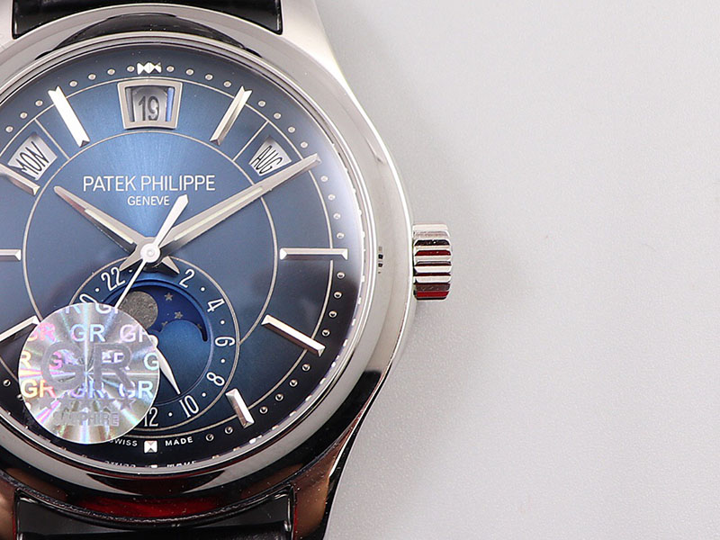 2024061201285661 - 高仿百达翡丽手表-PATEK PHILIPPE 复杂功能计时系列5205G-013 腕表 蓝色表盘￥3880